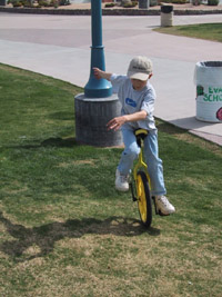 Colin working on hill climbing